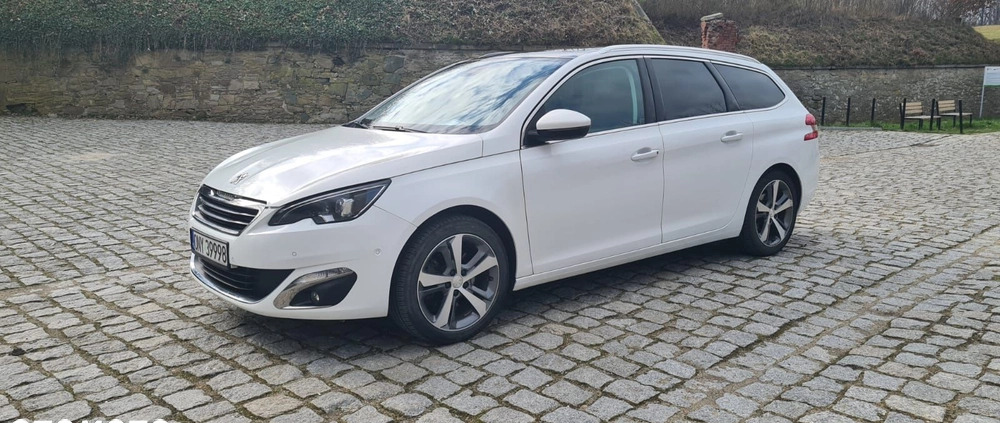 Peugeot 308 cena 49900 przebieg: 195000, rok produkcji 2017 z Nysa małe 497